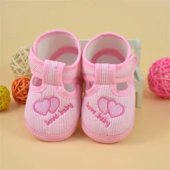 

Newborn Girl Boy Soft Sole Crib Toddler Shoes Canvas Sneaker baby shoes A20