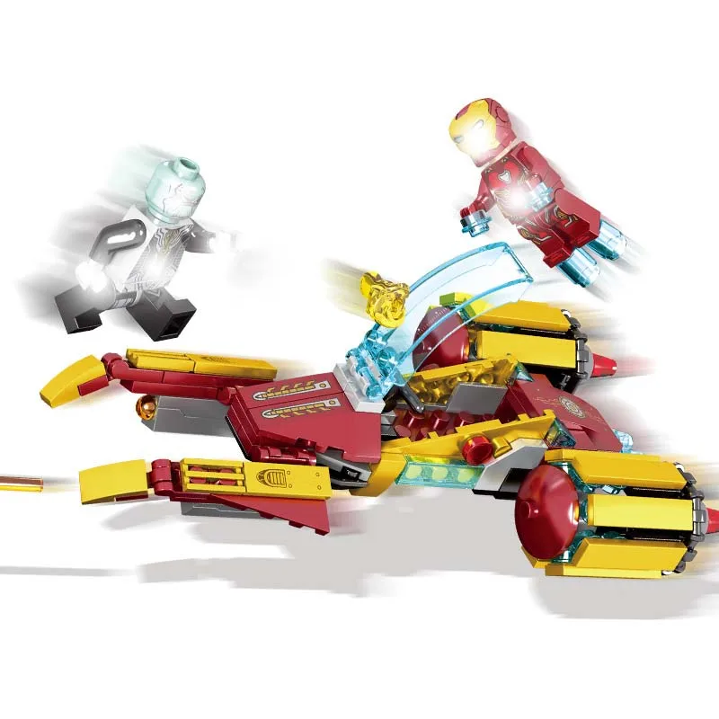 Super Hero Figures Legoings Avengers Captain Marvel Ant Man Wasp Spiderman Black Panther Building Blocks Toys For Children