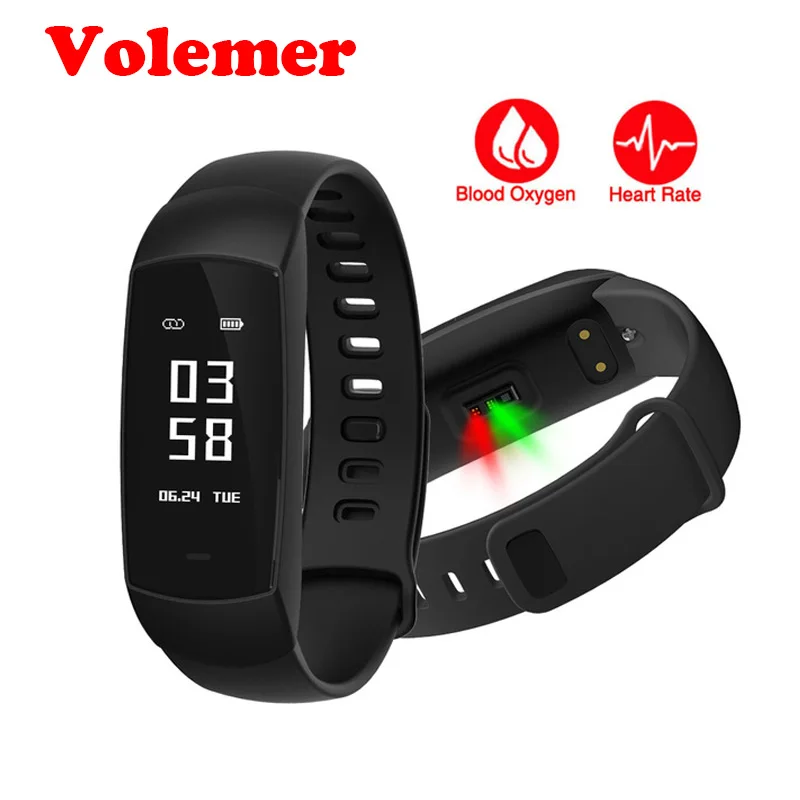 heart test monitor rate Heart V09 Blood Volemer Rate Monitor Wristband Smart