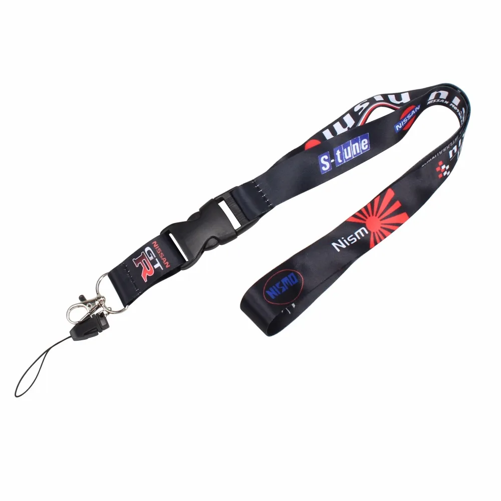 

JDM Racing Style Nism Lanyard with Neck Strap Key Chain for Nissan GT-R Car Keys iPhone Cameras Key Chain