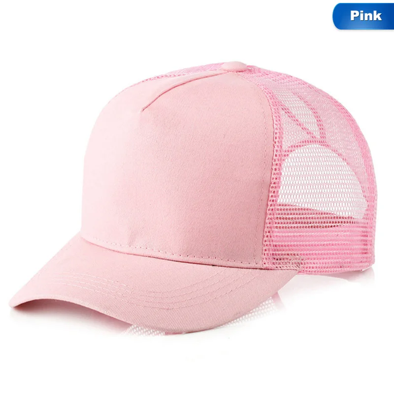 New Arrival Ponytail Baseball Cap Women Messy Bun Baseball Hat Snapback