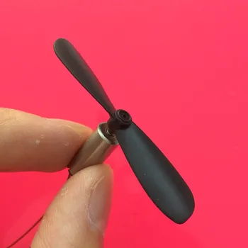 

2pcs K151Y DC3.7V 614 6*14mm Micro DIY Helicopter Coreless DC Motor With Propeller High Speed Motor