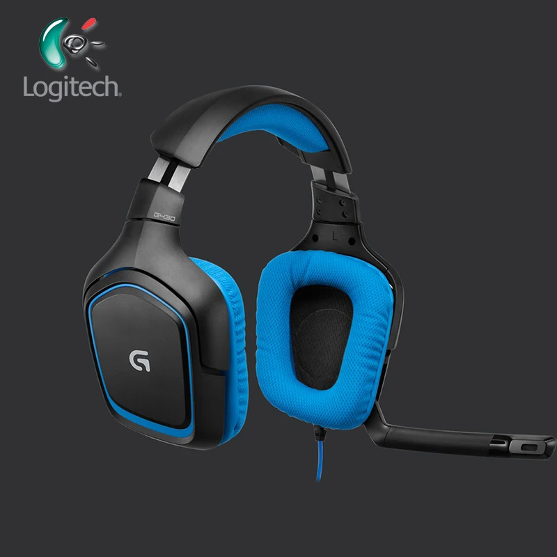 Logitech G430 7.1 Surround Gaming Headset 3.2m Noise cancelling Mic Digital Support Offical Verification Windows PS4 or Xbox|Headphone/Headset| - AliExpress