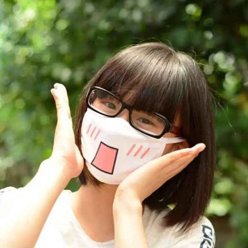 1 шт. модная Милая противопылевая маска Kpop хлопковая маска для губ Emotiction Masque Kpop Masks аниме мультфильм рот Муфельная маска для лица