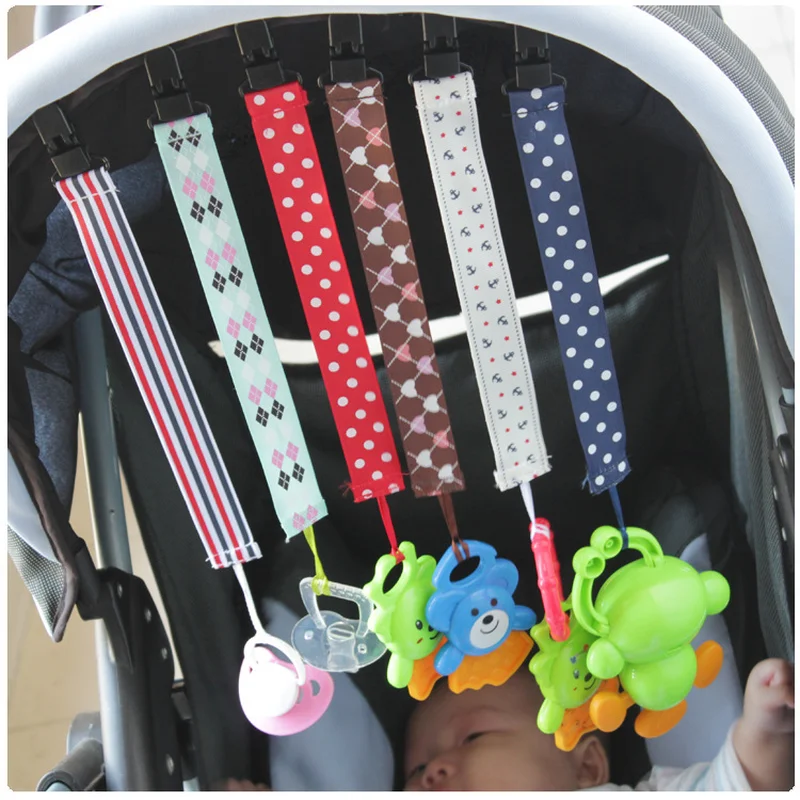 New Baby Pacifiers Leashes Cases Cute Ribbon Materials Infant Feeding