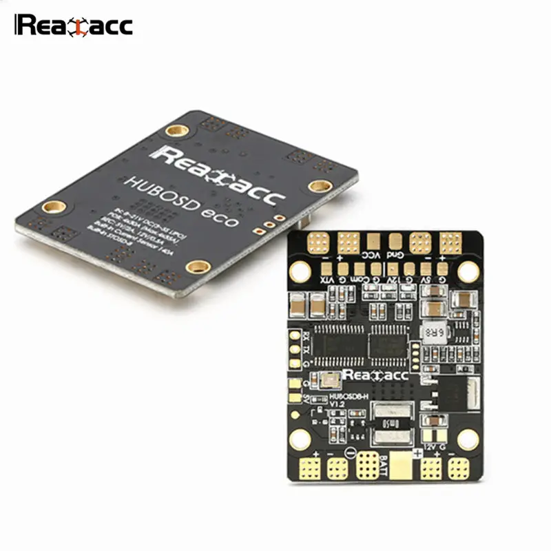 Оригинальный realacc матек hubosd эко H Тип stosd8 ток Сенсор 5 В 12 двойной BEC PDB доска для RC