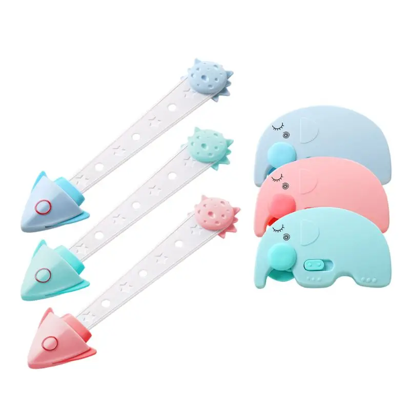 3 قطعة/الوحدة مجلس الوزراء الباب أدراج ثلاجة مرحاض أقفال أقفال أمان للأطفال للأطفال الطفل للأطفال الاطفال أقفال أمان للأطفال