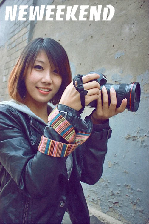 

Photo DLSR Retro Style Double Cotton Yard Colorful Pattern Camera Shoulder Neck Sling Hand Strap