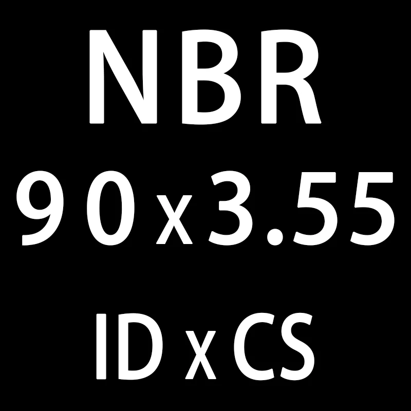 10 шт./лот резиновое кольцо уплотнительное кольцо из резиновой смеси на основе бутадиен-нитрильного каучука запечатывания Толщина 3,55 мм ID90/92,5/95/97,5/100 мм нитрил-хомут с круглым воротником для мальчиков и девочек Тюлений жир уплотнительное кольцо шайба - Цвет: ID90mm