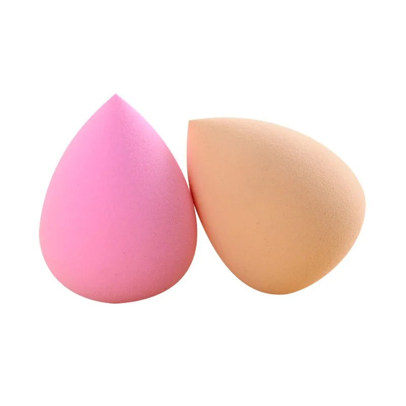 

1pc Latex Makeup Puff Cosmetics Puff Sponge Flawless Smooth Waterdrop Shaped Water Gourd Shape Beauty Makeup Tools Random Color