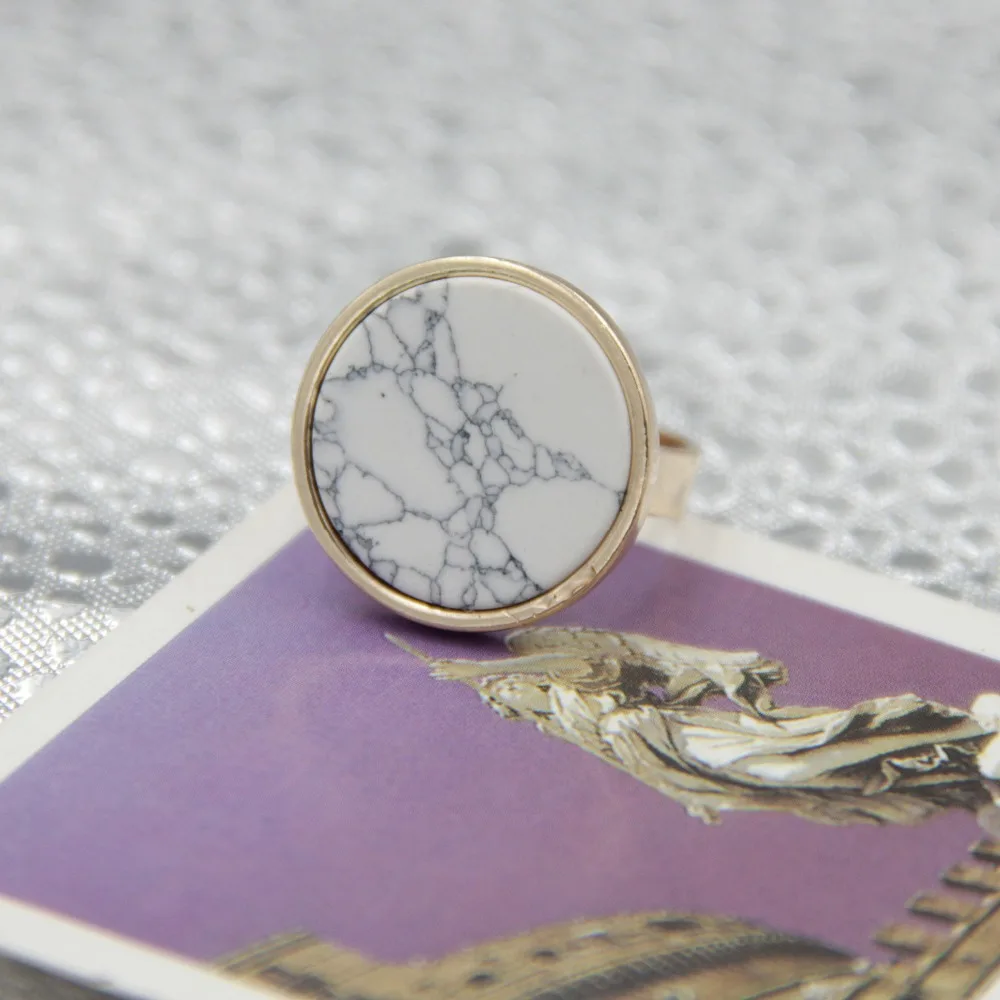 

new arrival items fashion jewelry accessories square synthetic stone ring