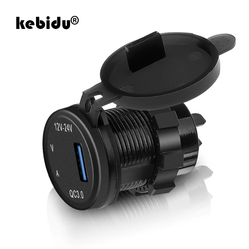 Kebidu QC3.0 USB Зарядное устройство быстрой зарядки разъем 5В/3A выход Мощность
