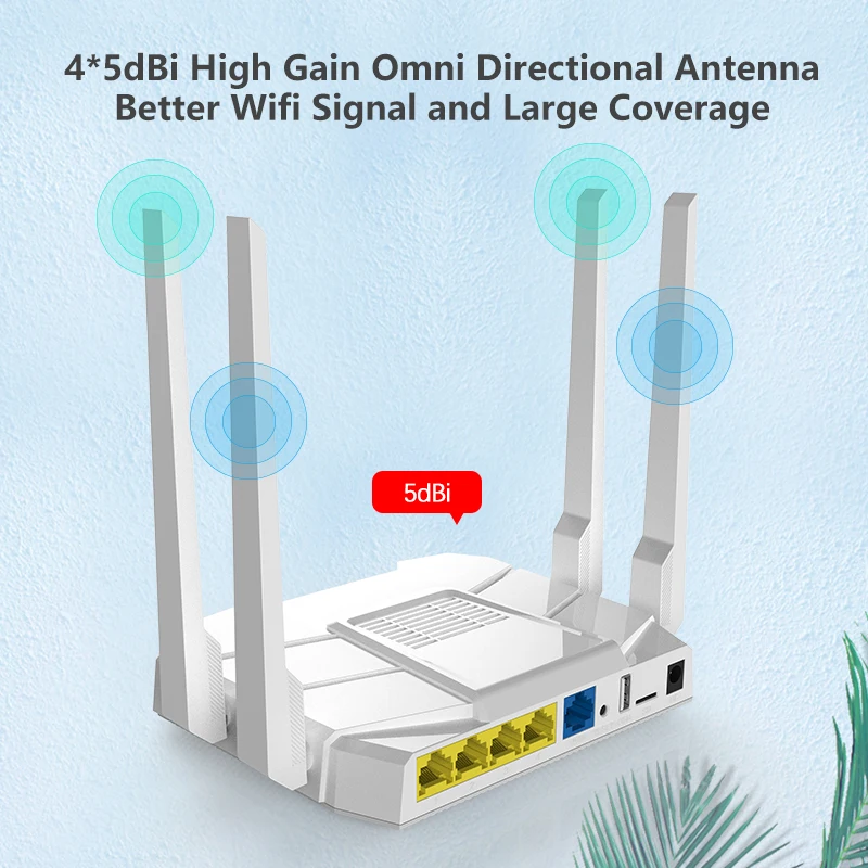 Cioswi High Power 550Mhz QCA9531 Chip Wireless Wifi Router Stable Strong Wifi Signal High Gain Antenna Large Coverage