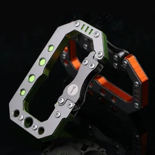 Survival Camping Hiking Outdoor multi-functional key chain backpack buckle hook carabiner lock buckle quick buckle