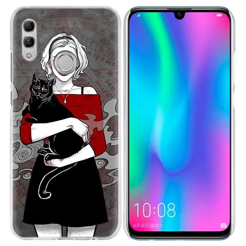 09 Приключения Сабрины чехол для huawei Honor 8X Y9 9 10 Lite Play 7C 8C 8S 8A фотоаппаратов моментальной печати 7S 7A Pro V20 20i Y6 Y7 Y5 жесткий чехол из ПК для телефона - Цвет: 09