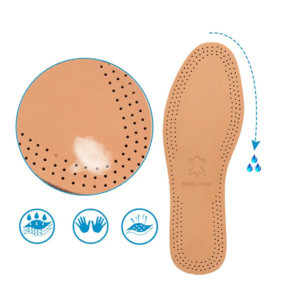 Sports leisure leather insoles for Flat Feet Inserts17