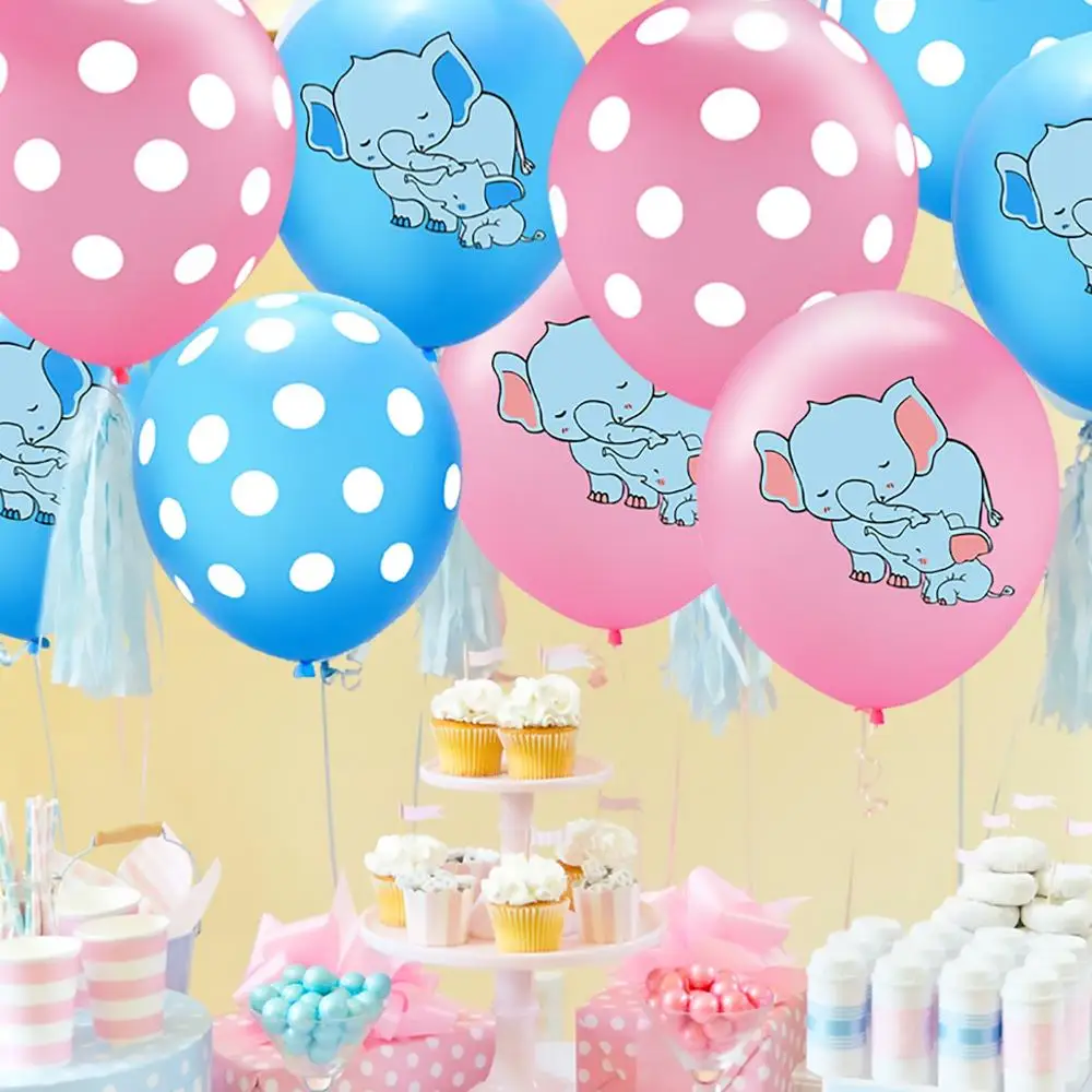 FENGRISE Babyshower мальчик слон детские украшения для вечеринки на день рождения Детские вечерние шары для мальчиков слон