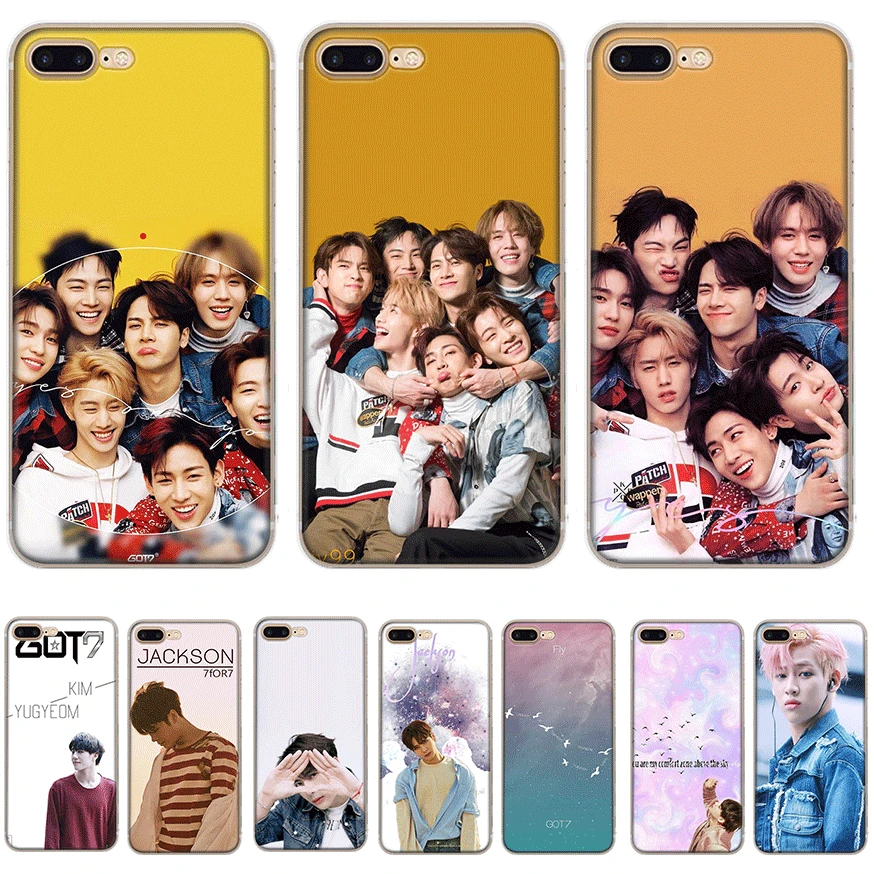 

Gereleek Hard Cover For iPhone 6 6s 7 8 Plus X XR XS Max 5 5s SE Case GOT7