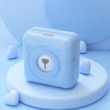 Mini Thermal Bluetooth Printer 58mm Wireless POS Hot Picture Photo Printer Polaroid Pocket Printer for Android IOS Phone hoin hop h58 58mm wireless thermal printer bluetooth esc pos usb recepit printing machine support android ios cash drawer
