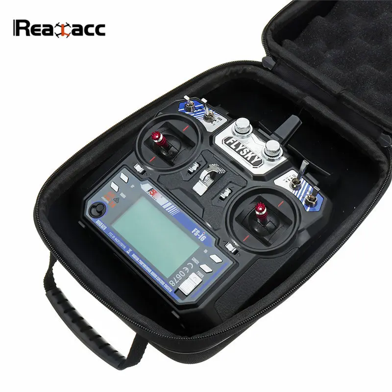 

Universal Realacc Transmitter Handbag EVA Hard Case Suitcase for Frsky Q X7 X-Lite Flysky FS-i6 Remote Control Aomway FPV Goggle
