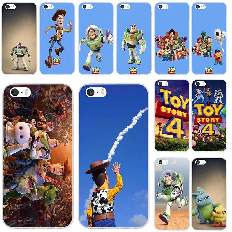 

Toy Story Soft TPU Silicon Mobile Phone Cases for iPhone X XR XS Max 10 7 6 6s 8 Plus 4 4S 5 5S SE 5C Back Cover Capa