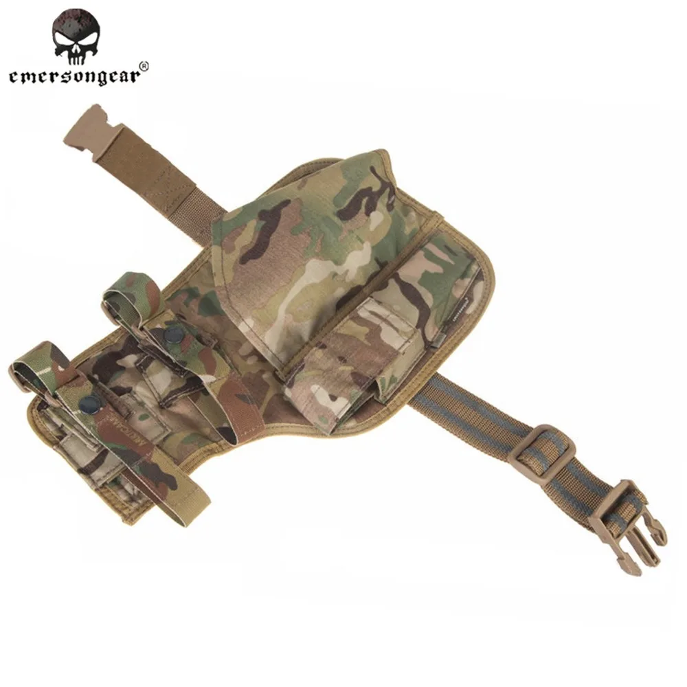 EMERSON MP7 тактическая набедренная кобура EMERSON стрелковый Пистолет падения Чехол MultiCam камуфляж EM6212 пистолет левой и правой руки 8 цветов
