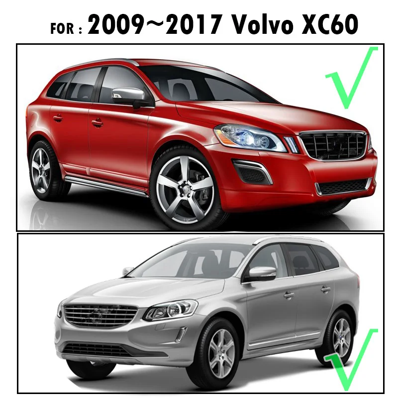 Подходит для Volvo XC60 2009- коврик для багажника Задняя Крышка багажника Грузовой лоток на коврике арабских цифр протектор 2010 2011 2012 2013