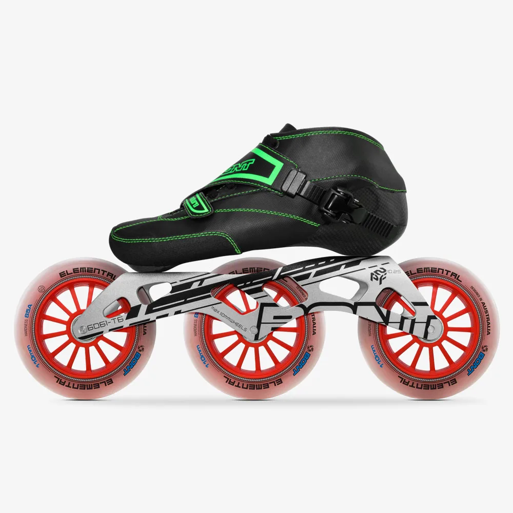 100 Original Bont Enduro Speed Inline Skates Size 29 40 Heatmoldable