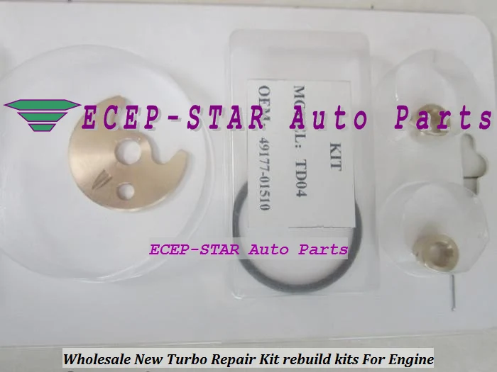 Комплект для ремонта Turbo TD04 49177 01510 масло Mitsubishi Pajero L200 L300 Delica Shogun 1984 4D56 2.5L 3