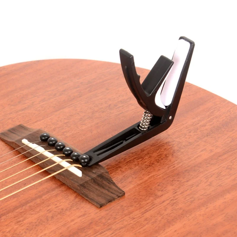 Профессиональный ABS металл Мелодия гитара тюнер-Зажим ключ триггер Капо Акустическая электрическая музыкальная гитара капо capotraste para violao