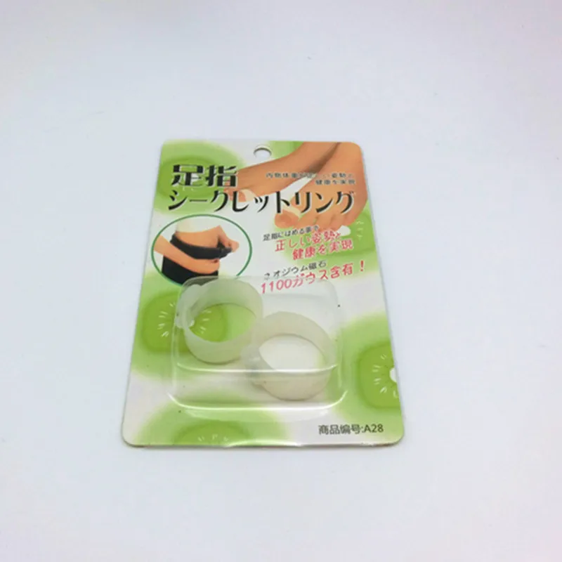 Soft Silicone Magnetic Toe Ring Leg Foot Massager Slimming Massage Relaxation Keep Slim Fitness Weight Loss Health Diet acupoint