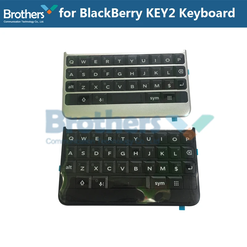Клавиатура для BlackBerry Keytwo Key2 Клавиатура Кнопка с гибким кабелем для BlackBerry Key2 телефон запасные части черный серебристый AAA