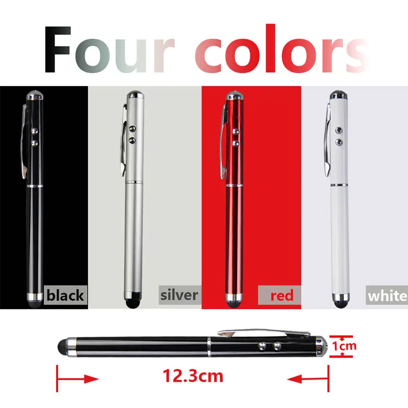stylus pen ball pen laser light torch 4 in 1 multifunction pen-07