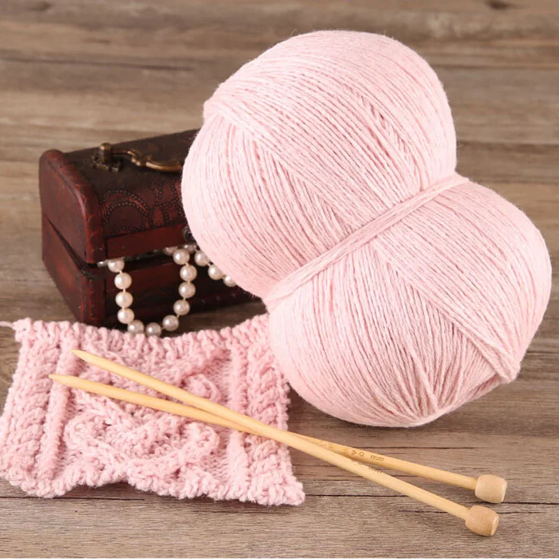 250g/lot Crochet Yarn Hand Kintting Yarns Silk/Cashmere Warm Soft Eco