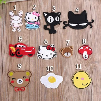 

1pcs Children's clothing decoration embroidery patch decals cute cartoon small ironing jeans repair holes