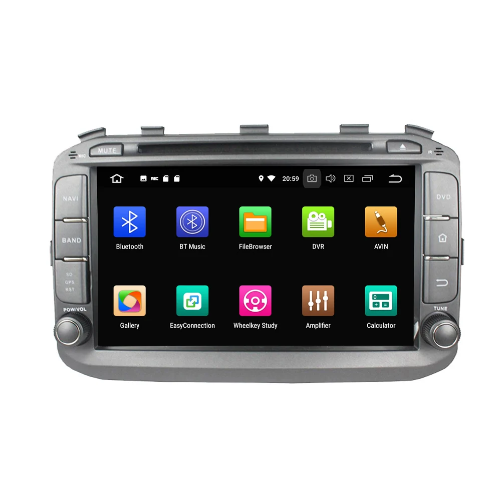 

KLYDE 8" 2 Din 8 Core 32GB Android 8.0 Car DVD Player For KIA Morning Picanto 2014 Car Audio 1024*600 Car Multimedia Player