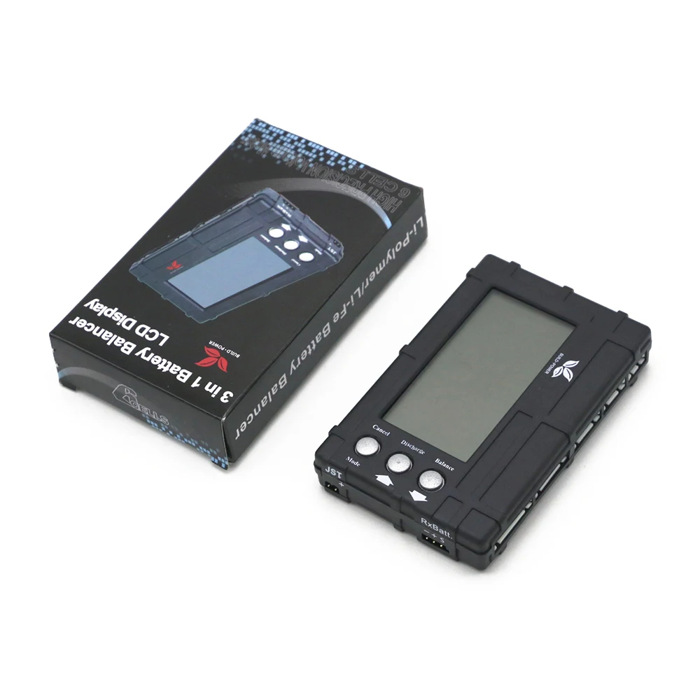 Измеритель напряжения оригинальный стабилизатор батареи 3 в 1 RC 2s 6s Lipo Li Fe LCD +
