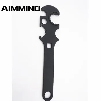 

Multi Tool Heavy Duty Gun Smithing Rifle Wrench For AR15 M16 Castle Nut .223 Collapsible Stock Install Removal