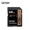 free shipping Lexar 32GB SD Card Class10 633x U3 SDHC SDXC 128GB Memory Card UHS-I C10 64GB max95MB/s 16GB Carte SD for camera ► Photo 3/6