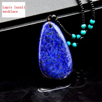 

3A Natural Gem Stone Water Drop Necklaces Pendants Tiger Eye Lapis Lazuli Crystal Opal Reiki Healing Jewelry Beautiful Exquisite