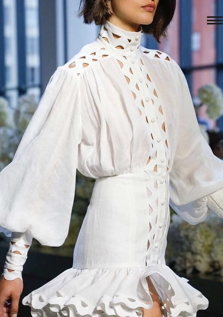 Tang Summer Dress 2019 long sleeve Solid White Sweet Women Cross Drawstring Mini Dress Vocation Beach Sexy Lace Dress (6)