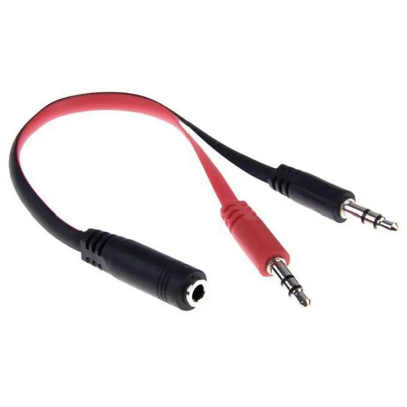 

3.5mm Audio splitter Cable female to 2 male Splitter Cable Adapter of dual Audio Jack Audio Splitter
