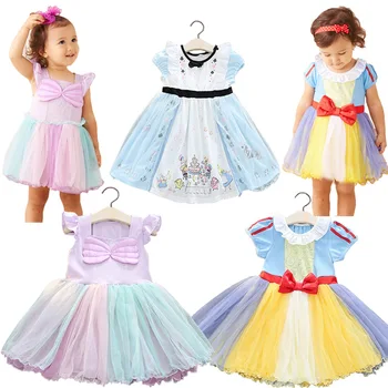 

Girls Cosplay Dress for Snow White Kids Alice Dress Children Cartoon Princess Dress Baby Girl Halloween Christmas Clothing 2018
