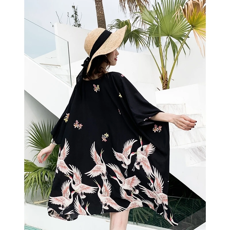 

Yukata female Kimono cardigan shirt harajuku kawaii style Kimonos woman 2018 blouse obi haori Japanese streetwear TZ019