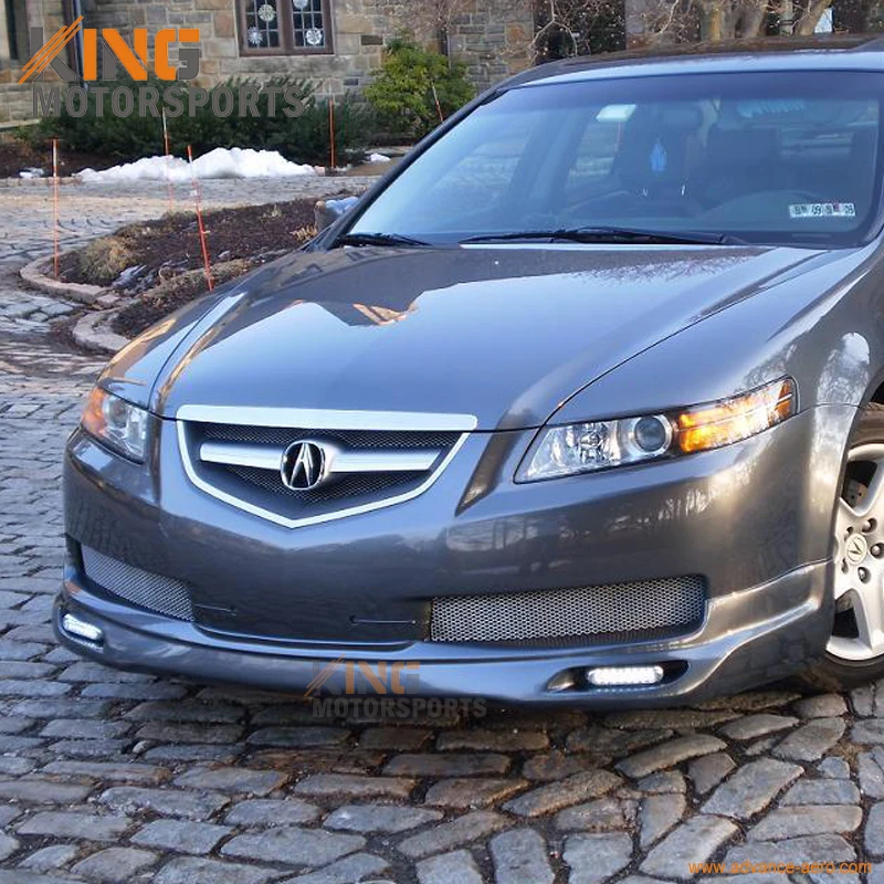 fit for 04 05 06 acura tl base sedan 4dr jdm front bumper lip