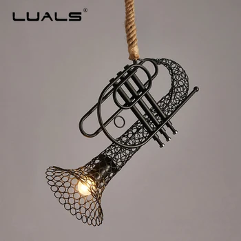 

Loft Style Pendant Lamp Retro Pendant Light Bar Musical Instruments Art Deco Lighting Industrial Style Restaurant Pendant Lights