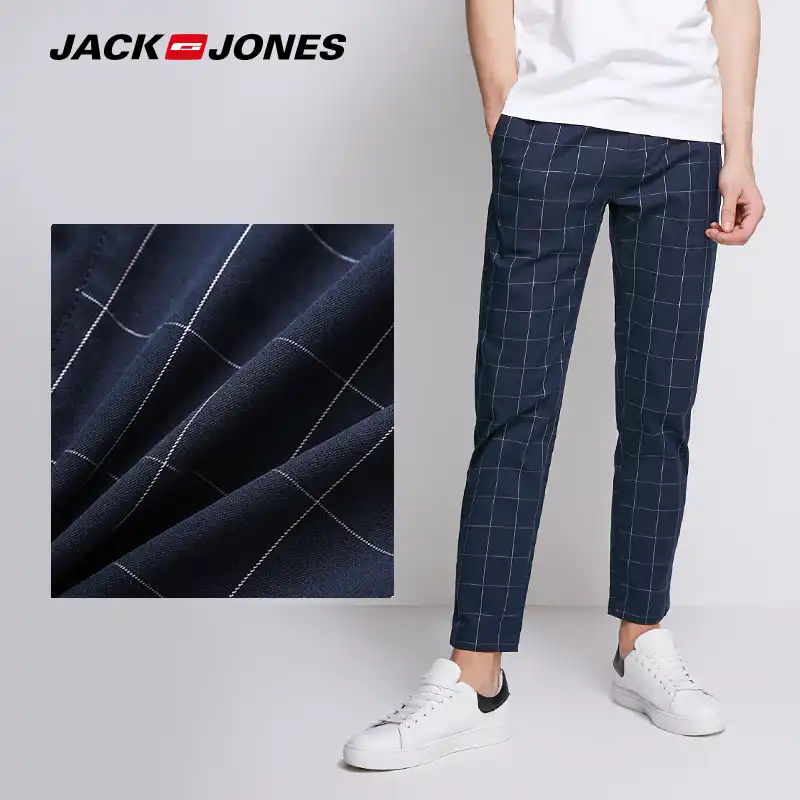 jack and jones check trousers