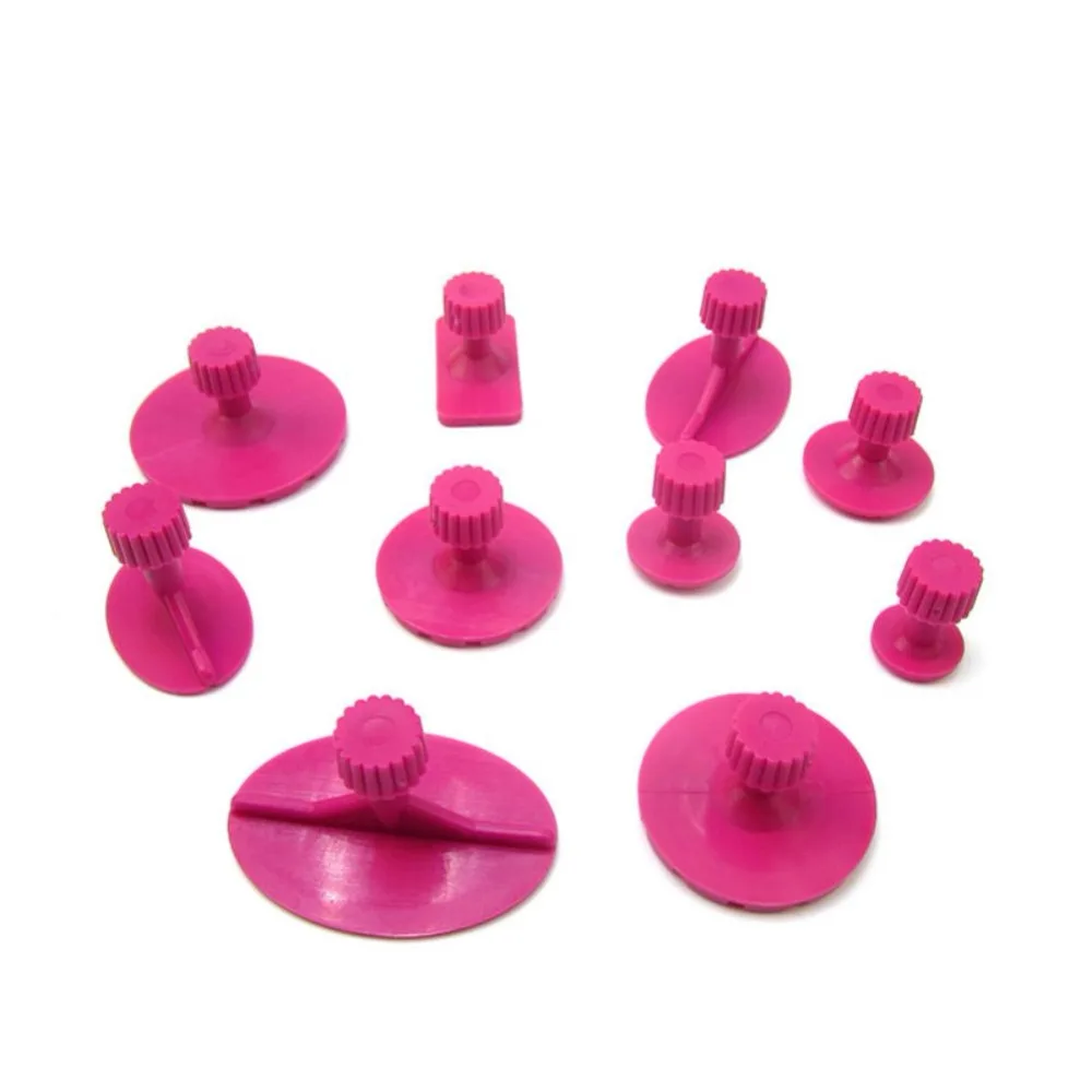 New Paintless Dent Repair Tools Dent Removal Dent Pulling Tabs Car Dent Removal Body Repair Kit 10Pcs