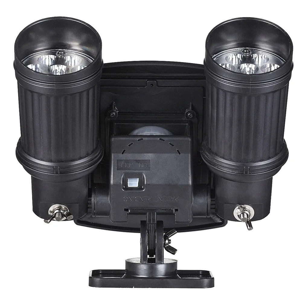 

Double Adjustable Outdoor Motion Sensor PIR Security Bright LED Floodlight 7 Meters Ranges
