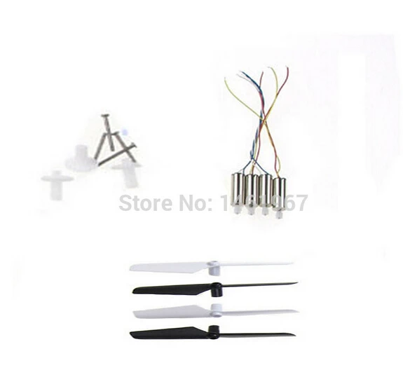 4 шт./лот Syma X11 x13 RC Quadcopter запасные части главный двигатель A + Главный B с шестерней